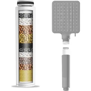 Shower Head Filter for Handheld Shower Head, 1 Pack Replacement Water Softener Filters for Hard Water - Remove Chlorine and Harmful Substances to Protect Your Skin & Hair