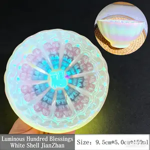 38.  Luminous Hundred Blessings with White Shell Jianzhan Cup