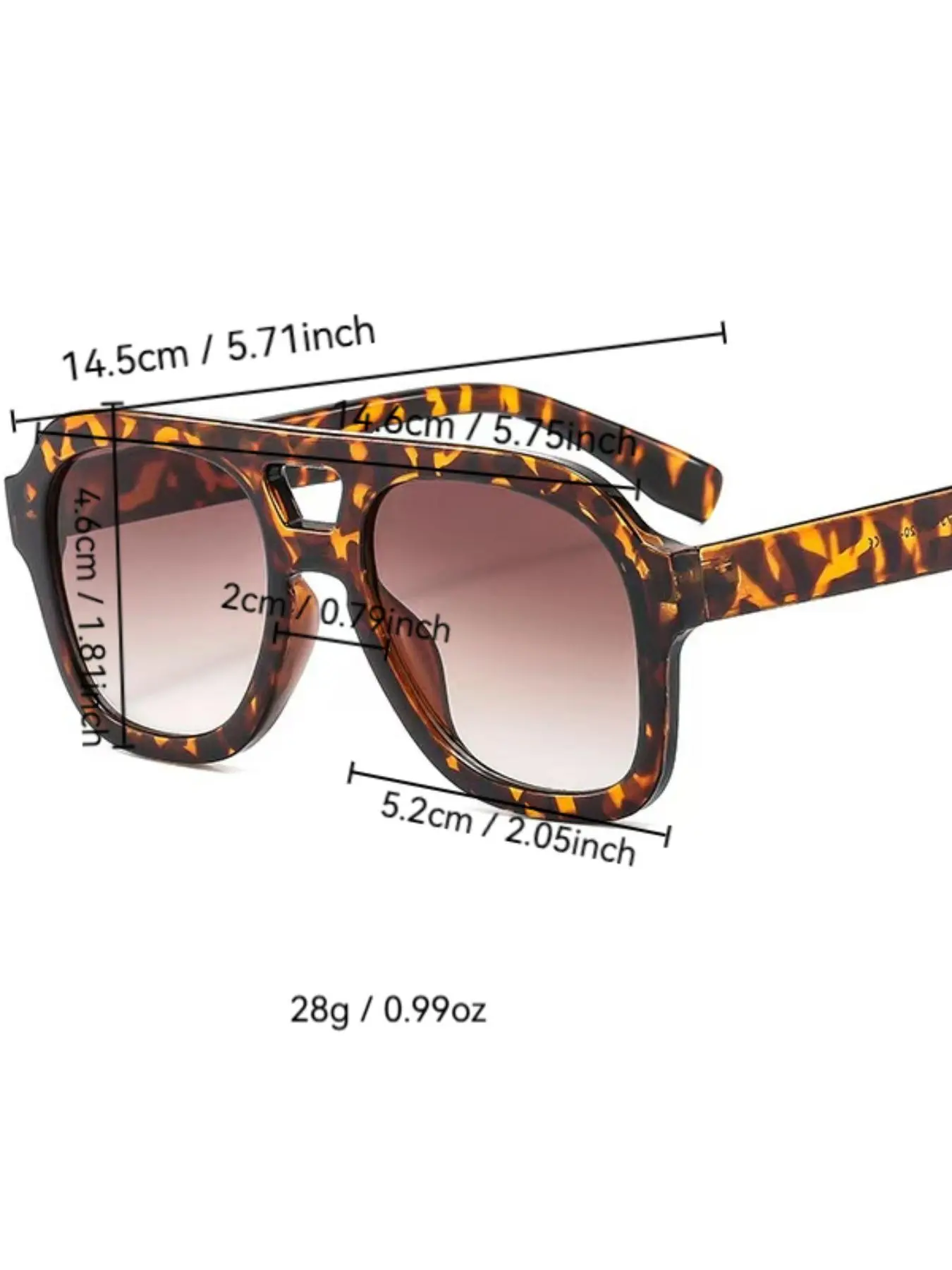 Classic Vintage Double Beam Fashion Sunglasses for Daily Use  display picture 1