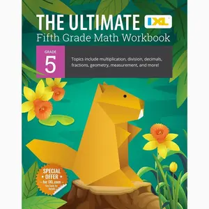 The IXL Ultimate 5th Grade Math Workbook, Activity Book for Kids Ages 10-11 Covering Multiplication, Division, Fractions, Decimals, Geometry, and More Mathematics (IXL Ultimate Workbooks)   Paperback – December 1, 2019