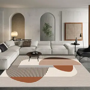 Abstract Splice Style Area Rug, Non-slip Soft Comfortable Floor Mat, Modern Design Decorative Carpet for Home Living Room Bedroom Kitchen