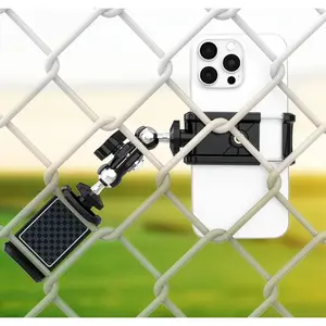 ROGEE EZ Fence Mount for Gamechanger Cell Phone, iPhone, GoPro, Mevo Start - Ideal for Recording Baseball, Softball, Tennis, Pickleball - Straps Included