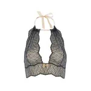 SYDNEY PEARL HALTER BRALETTE