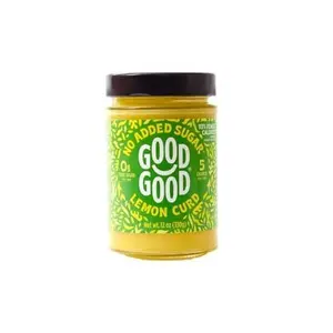 GOOD GOOD No Added Sugar Lemon Curd - Low Carb, Low-Calorie Spread - Keto Friendly - Vegan - Diabetic Friendly - 12oz / 330g (Pack of 1)