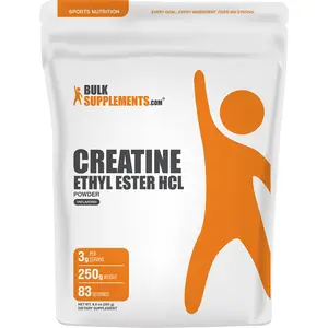 BulkSupplements - Creatine Ethyl Ester HCl (CEE) Powder - Increased Muscle Mass and Strength - 250g - 3g per Serving BulkSupplements - Creatine Ethyl Ester HCl (CEE) Powder - Increased Muscle Mass and Strength - 250g - 3g per Serving