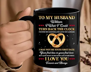 Personalized To My Husband Coffee Mug, Mug Gift For Husband, Him, Husband Gifts, Valentine Day Gifts, Fathers Day Gift To Husband From Wife