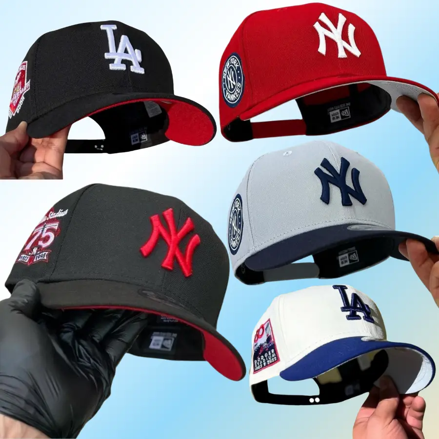 New Era MLB Dodgers Yankees 9FORTY 59FIFTY Premium MLB Baseball Hat – Trendy MLB Baseball Hat for Men Women, Adjustable Cotton Dad Cap, Stylish Embroidered Design, Lightweight Streetwear Accessory for Travel, Sports , Trending Tiktok, USA 2026