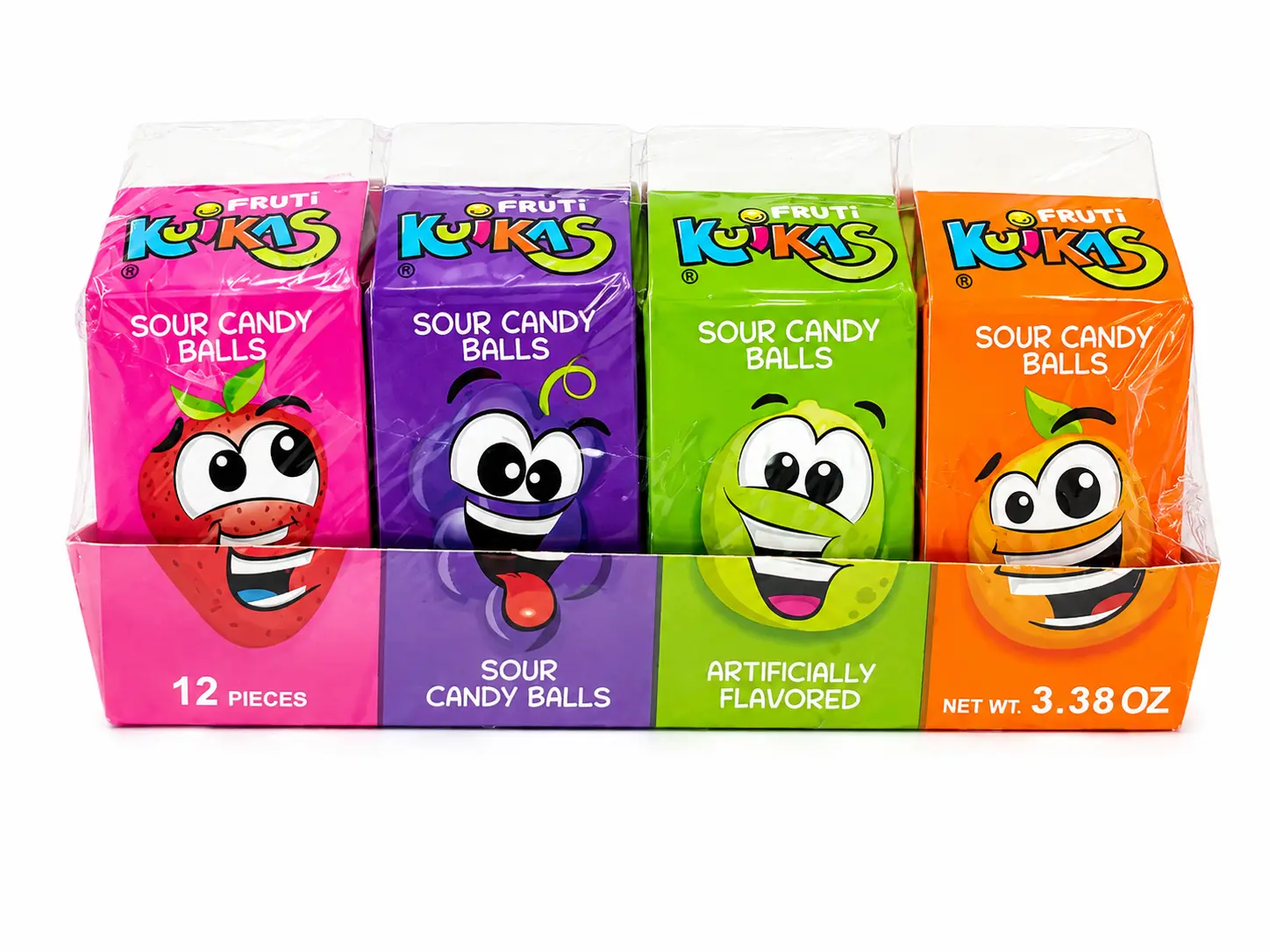 Fruti Kuikas Sour Candy Balls  12 ct