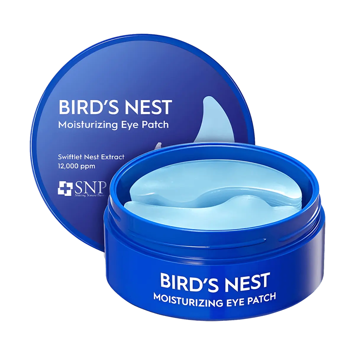SNP Bird's Nest Aqua Eye Patch 60pcs - Korean Hydrating Under Eye Mask for Dark Circles