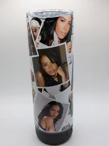 Aaliyah Tumbler 20oz Skinny w Detachable Bluetooth Speaker