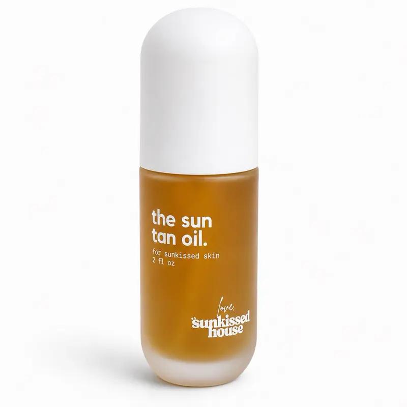 The Golden Glow Sun Tan Oil - hydrating & nourishing for smooth golden tan