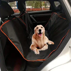 New Rear Seat Dog Car Seat Cover, Durable Scratch-Resistant Dog Hammock, Suitable for Cars, Trucks, and SUVs Pet Seat Protector