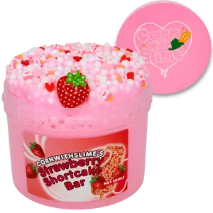 Strawberry Shortcake Bar Slime Floam Texture Scented Strawberry Shortcake Ice Cream Bar Strawberry Shortcake Bar Slime Floam Texture Scented Strawberry Shortcake Ice Cream Bar