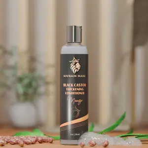 Black Castor Thickening Conditioner – Deep Moisturizing Mango Blend for Strength, Hydration, and Volume