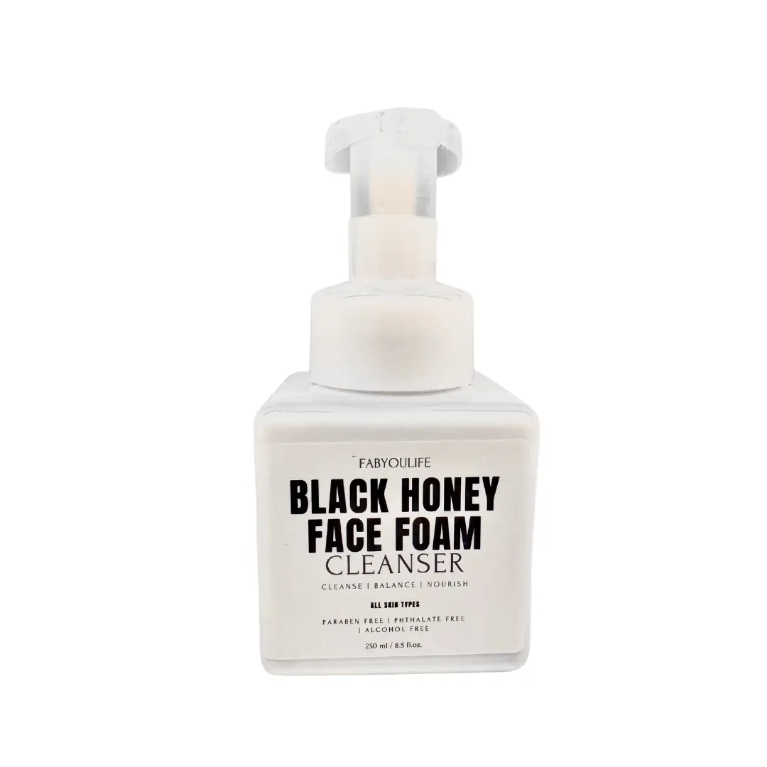 Black Honey Face Foam Cleanser | Gentle & Hydrating Facial Cleanser | All skin types