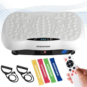 Vibration Plate Exercise Machine, Vibration Plate for Lymphatic Drainage, Whole Body Workout Vibrate Fitness Platform, Waver Vibration Plate for Weight Loss Shaping Toning, Home Gym Equipment