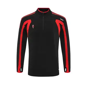 Men's Black Football Jersey - Sportswear Essentials for Fans - Perfect Gift for Football Enthusiasts