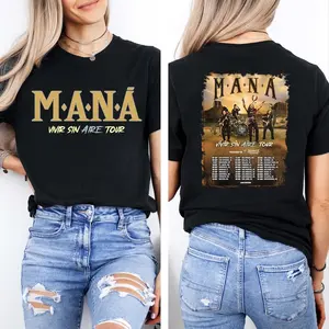 Mana Tour 2026 T-Shirt, Mana Band Tour Shirt, Mana Mexico, Mana Vivir Sin Aire, Latin Rock