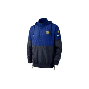 NBA Golden State Warriors Hooded Pullover Jacket "Blue" AH4333 495
