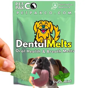 DentalMelts - Immediate breath freshening & oral healthy & hygiene boost for dogs