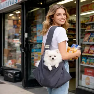 Pet harness, pet backpack, Outdoor animal carrier - suitable for small and medium-sized pets, with a maximum load capacity of 16 pounds, adjustable thickened shoulder straps, breathable and portable, ideal for outdoor travel and shopping