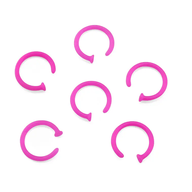 Pink Bioflex Nose Hoop Ring