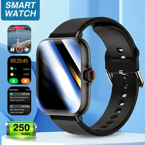 Top Selling HD Touch Smartwatch for Men Women: Bluetooth Call Function, Camera, Music Control, Fitness Tracker, Alarm/Message Reminder, Customizable Screen, iOS Android Support
