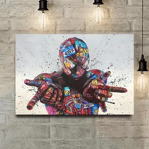 [Unframed] Christmas gift-1pc Superhero Poster Painting Poster-Ideal Gift for Bedroom, Living Room, Corridor, Room Decoration, Artistic Wall Art Ornaments Print Photo Unframed