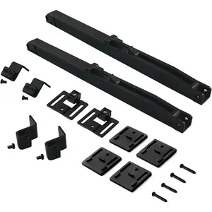 2PCS Upgraded Hole-Free Soft Close Barn Door Mechanism Spring Buffer Damper, Adjustable Stoppers Actuator Spacers Included, Sliding Barn Door Hardware for 70-160 Pounds Doors