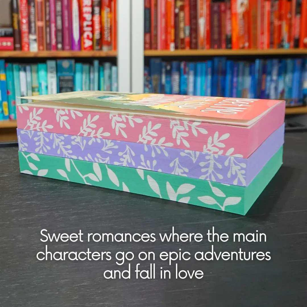 Signed by the Author, Sprayed Edge Special Editions: The Road Trip Snapshot Series - Signed Paperback Books with Custom Edges - Sweet Romance, No Spice, Closed-Door Romance