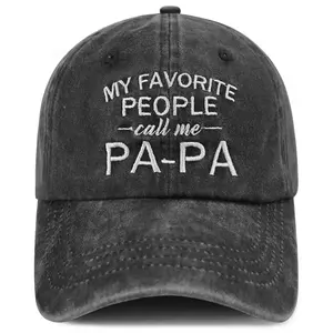 Dad Birthday Gifts Basebll Cap, Funny Embroidered Daddy Hat, Fathers Day Retirement Papa Gifts for Men Brother Huaband Pappy Friends Grandpa New Dad