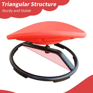 Edot Sensory Swivel Chair for Kids with Autism & ADHD - Red, Focus & Balance Training Chair, Non-Slip Base, Comfort Fun Spin Seat (31.5"-66.9" Height)