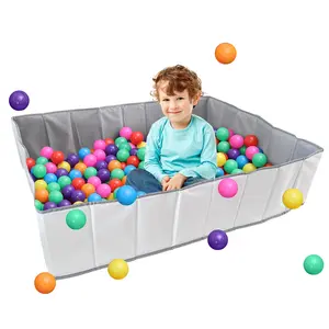 90cm Square Foldable Ball Pool, Portable Indoor Outdoor Play Area, Durable Kids Toy, Easy Setup and Storage, Perfect for Parties and Events