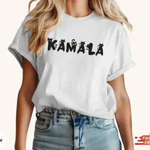 Kamala Shirt, Kamala Cat Alphabet, Cat Ladies for Kamala Shirt, Kamala Harris 2024 Shirt, Election Cat Political Tee, Gift for a Democrat