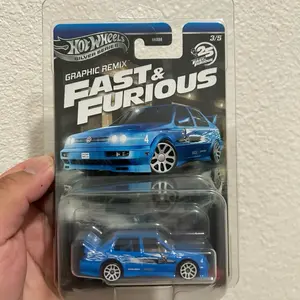 Hot Wheels Fast & Furious Graphic Remix Silver Series 3/5 Volkswagen Jetta mark 3