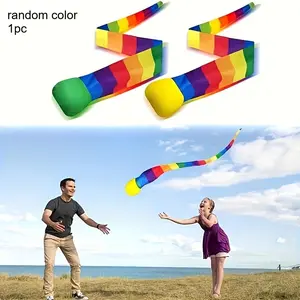 1pc Beach & Backyard Paddle Ball - Family-Friendly Outdoor Game, Perfect Gift for Kids 6-8 Random Color Bouncing Balls