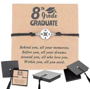 2026 Graduation Gifts for Her/Him - Adjustable Bracelet Comes in Cap Box with Card - for High School/College/Middle School Grads