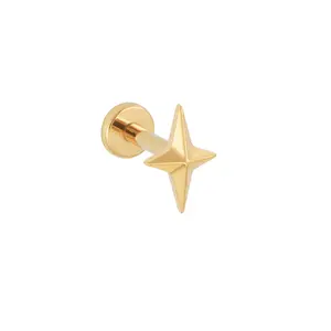 Twinkle Star Flat Back Stud