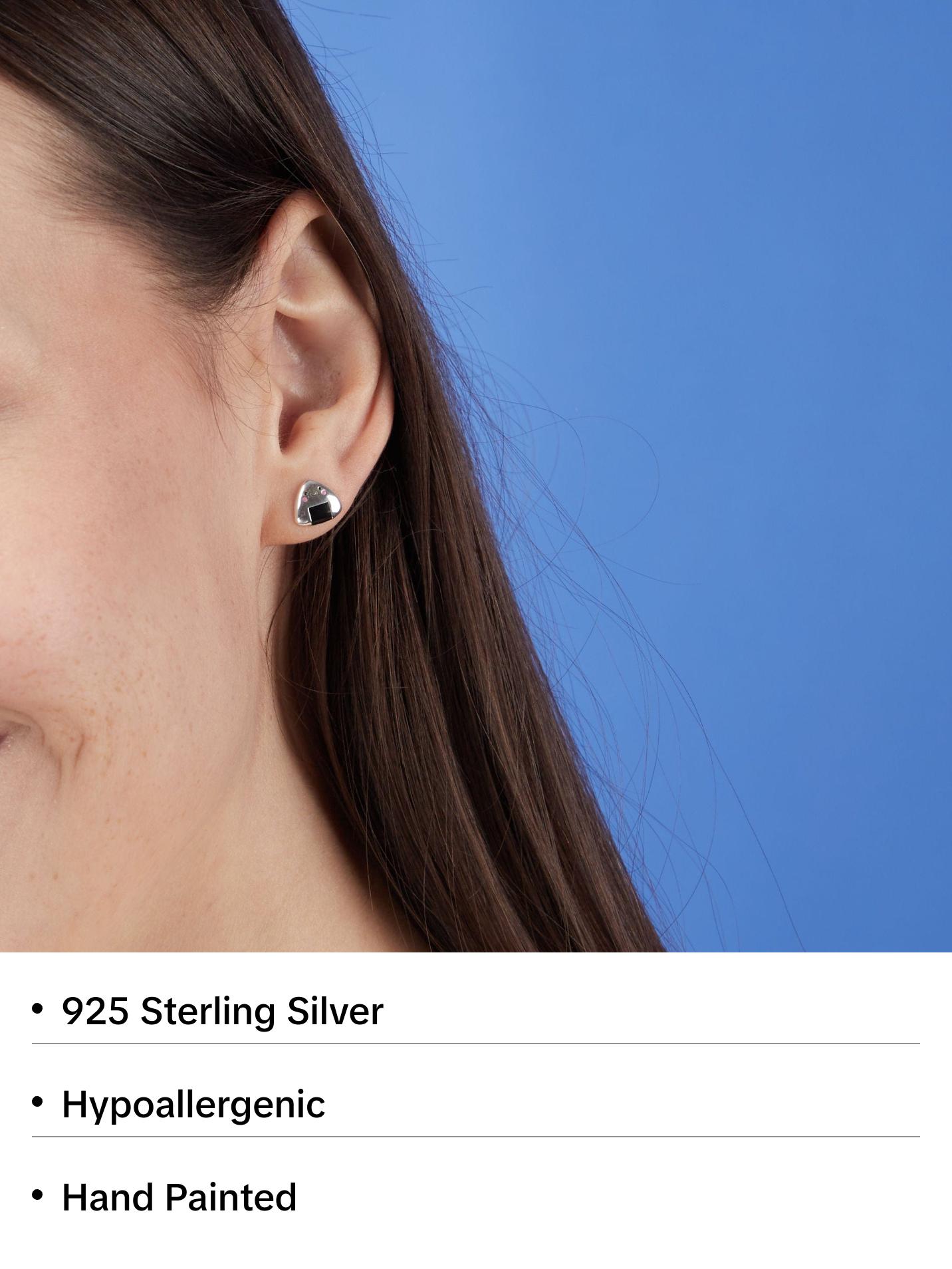 Happy Onigiri Sushi Stud Earrings