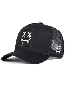 Men's Fashion Baseball Cap, Graphic Trucker Hat, Adjustable Snapback Cap, Casual Hat, Adjustable Breathable Design, Perfect for Outdoor Sports & Daily Wear, Stylish Headwear Accessory