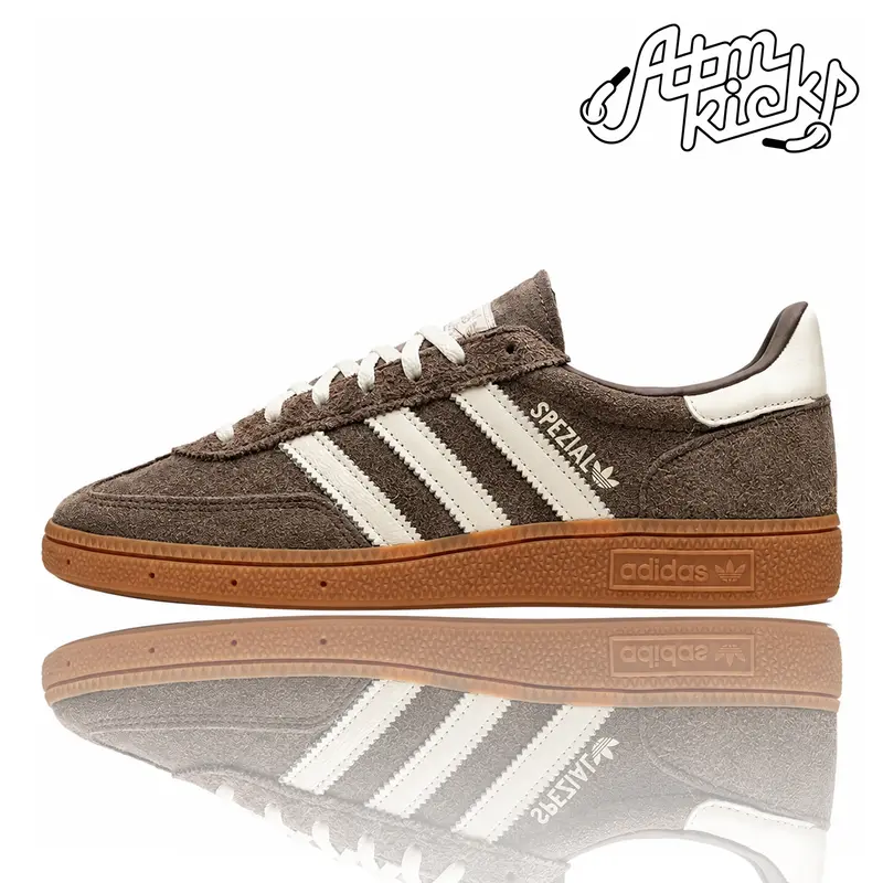 Women's Adidas Handball Spezial Earth Strata Gum Authentic Casual Sneaker - IF6490 Comfortable Walking Footwear, Fashion Trending Gift