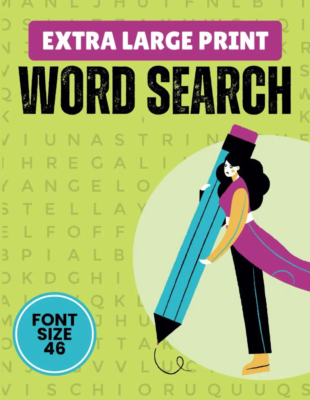 Extra Large Word Search: Jumbo Word Searches for Seniors, Adults and Teens | 60Random Themed Puzzles with Very Big Letters (46 Font Size) | Anti-Eye StrainWord Find to Have Fun and Relax