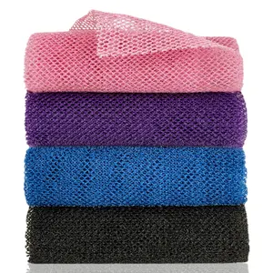 2 pcs  African Peeling Net,  Nylon Bath Sponge Shower Body Scrubber Accessories