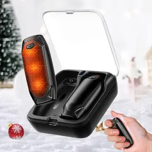Rechargeable Hand Warmer with Charging Case, 2 Counts/set Electric AI Hand Warmer, Portable Heater Gifts for Women, Men, Merry Christmas
