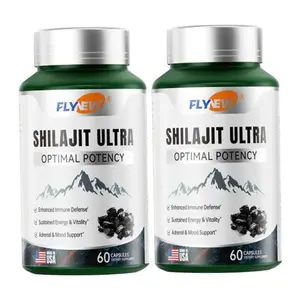 Optimal Potency I Shilajit Ultra Adaptogen Energy Stamina Immune Antioxidants Made in USA 60 Capsules Healthcare Vitamin Fitness Supplement