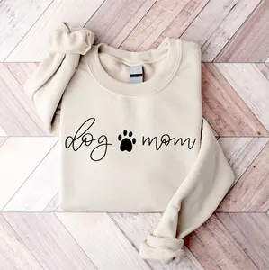 Dog Mom Sweatshirt, Mothers Day Sweatshirt, Dog Lover Sweatshirt, Mama Sweatshirt, Grandma Sweatshirt Cotton