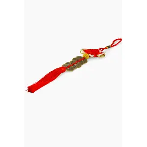 Emperor Five Coin/Ingot Wealth Hanger With Infinity Knott