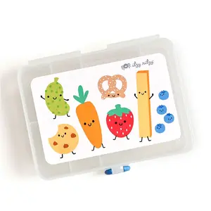 Itzy Snacks - A Snap-Tight Snack Box with 6 Compartments, Perfect for On-The-Go Itzy Snacks - A Snap-Tight Snack Box with 6 Compartments, Perfect for On-The-Go