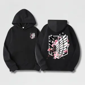 Scouts Wings Icon Double Sides Hoodie, Attack on Titan Tee, Scouts AOT shirt, AOT Merch, Graphic Anime Shirt, Anime Clothing