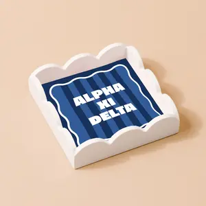 Alpha Xi Delta Scallop Trinket Tray
